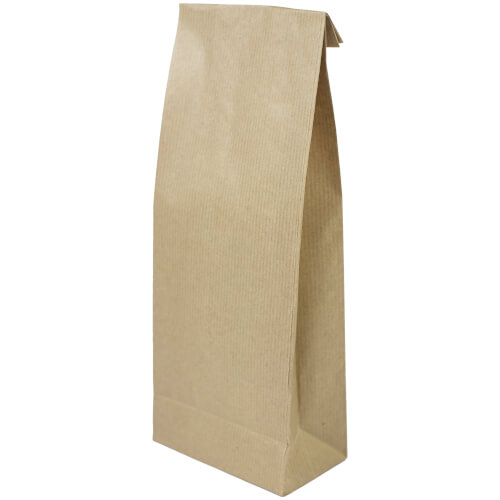 Block bottom bag, unprinted, flour bag 1kg